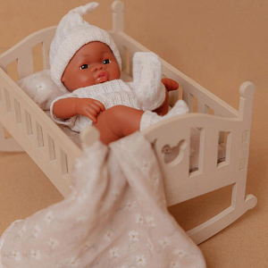 Кукла с кроваткой Mrs. Ertha "Joy Little Daisys", очарование маргариток, 20 см